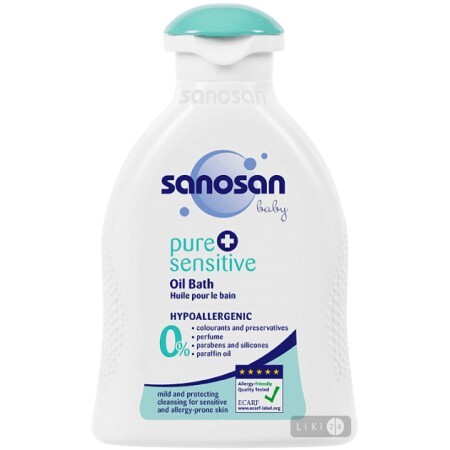 Олійка для ванн Sanosan Pure+Sensitive 200 мл