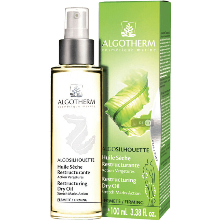 Сухое масло для тела Algotherm Algosilhouette Для борьбы с растяжками 100 мл: цены и характеристики