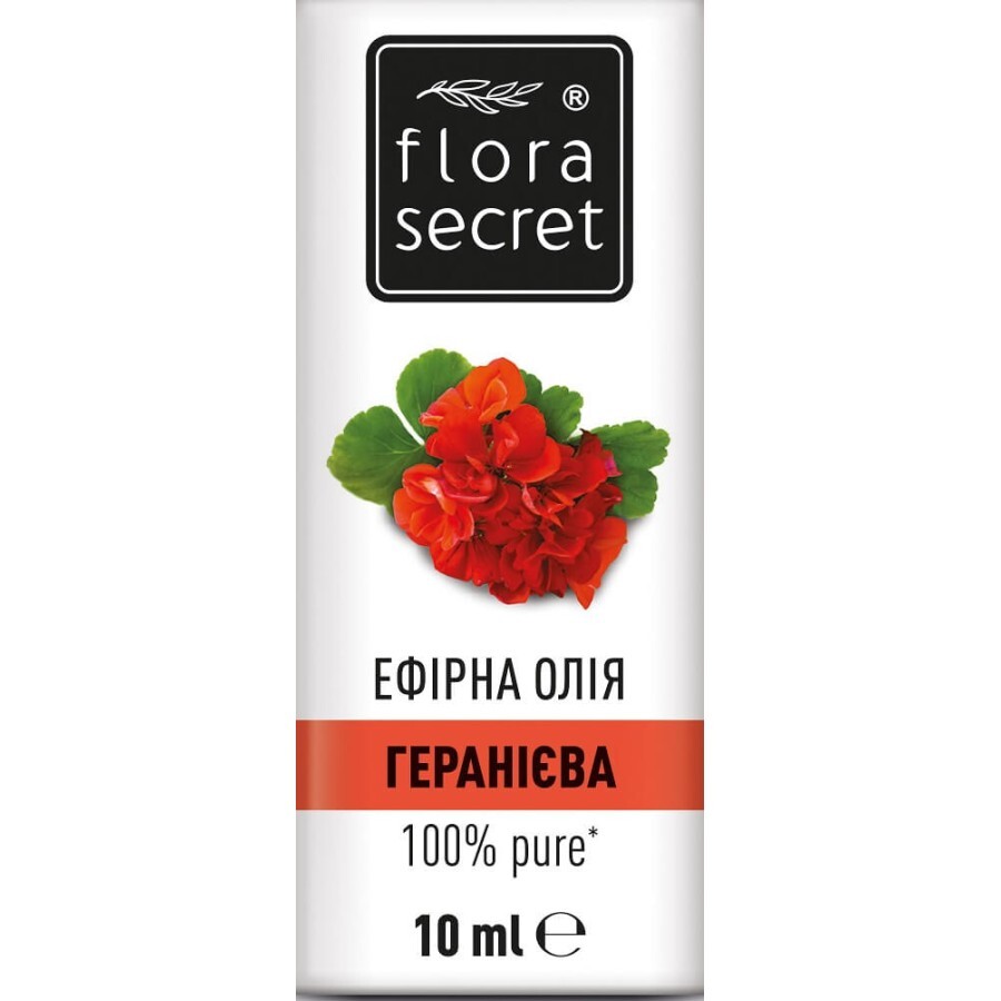 Эфирное масло Flora Secret Гераниевое 10 мл: цены и характеристики