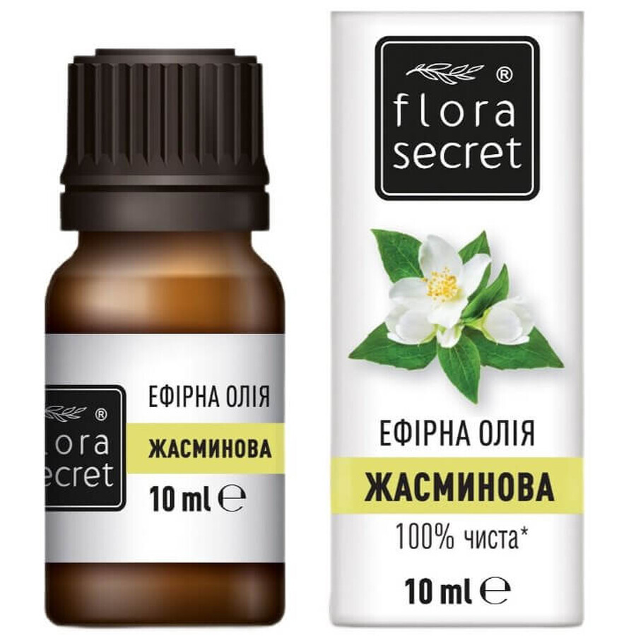 Олія ефірна Flora Secret жасмінова, 10 мл: ціни та характеристики