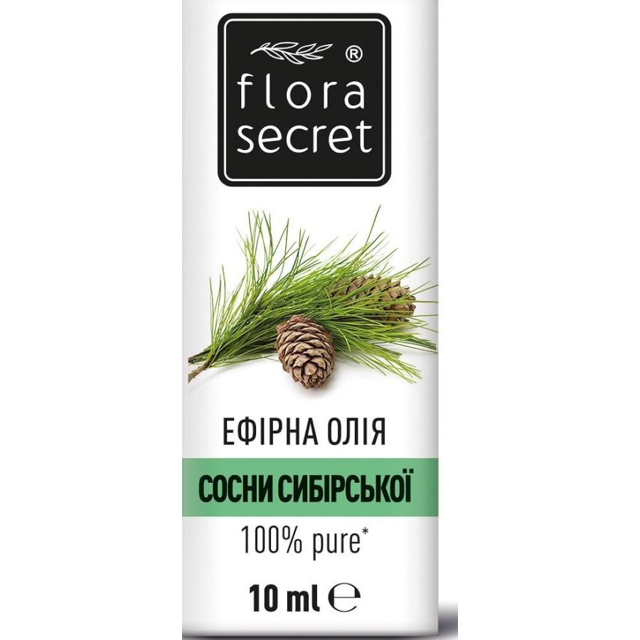 Эфирное масло Flora Secret Сосны сибирской 10 мл: цены и характеристики