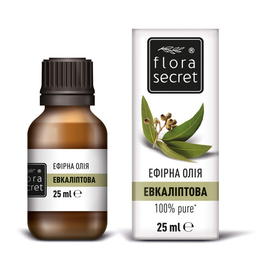 Эфирное масло Flora Secret Эвкалиптовое 25 мл: цены и характеристики