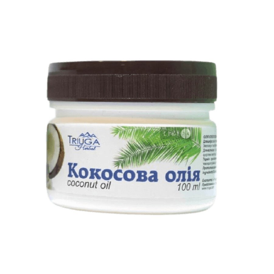 Натуральное кокосовое масло Triuga 100 мл: цены и характеристики