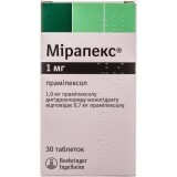 Мирапекс табл. 1 мг блистер №30