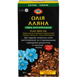 Масло льняное Агросельпром нерафинированное 100 мл