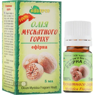 Масло эфирное Адверсо Мускатного ореха 5 мл