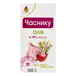 Добавка диетическая Экосвит Ойл Эликсир Масло чеснока капсулы 0.3 г 60 шт