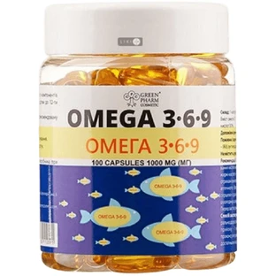 Омега 3-6-9 капсули, 1000 мг №100