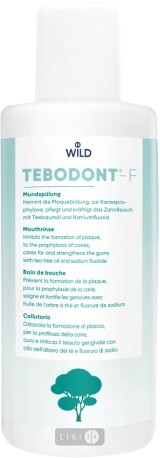 Ополаскиватель для полости рта Dr. Wild Tebodont-F с фторидом 250 мл