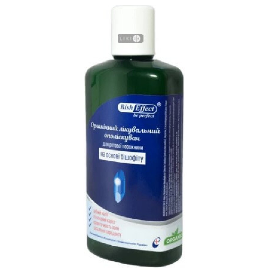 Органічний косметичний засіб по догляду за ротовою порожниною bisheffect-ополіскувач пляшка п/е 500 мл: ціни та характеристики