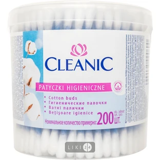 Ватные палочки Cleanic Классик 200 шт
