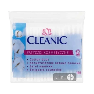 Ватные палочки Cleanic 160 шт