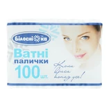 Ватные палочки Lady Cotton в полиэтиленовом пакете, 100 шт