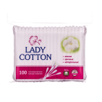 Ватные палочки Lady Cotton в полиэтиленовом пакете, 100 шт: цены и характеристики