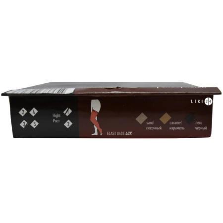 Панчохи Tonus Elast 0403 Lux (23-32 мм. рт.ст) медичні еластичні компресійні універсальні без миска, розмір 3, 1 зріст, чорний: ціни та характеристики