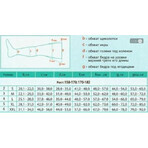 Панчохи Tonus Elast 0402 (18-21 мм рт.ст.) медичні еластичні компресійні універсальні з миском, розмір 2, 2 зріст, бежевий: ціни та характеристики