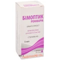 Бімоптик Ромфарм крап. очні, р-н 0,3 мг/мл фл. 3 мл