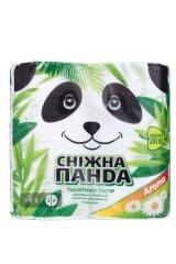 Бумага туалетная Снежная панда Aroma 4 шт