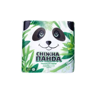 Папір туалетний Сніжна Панда Classic, біла 4 шт
