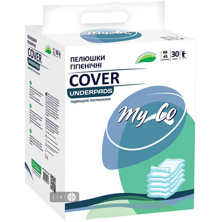 Пелюшки гігієнічні MyCo Cover, 60х45 см №30