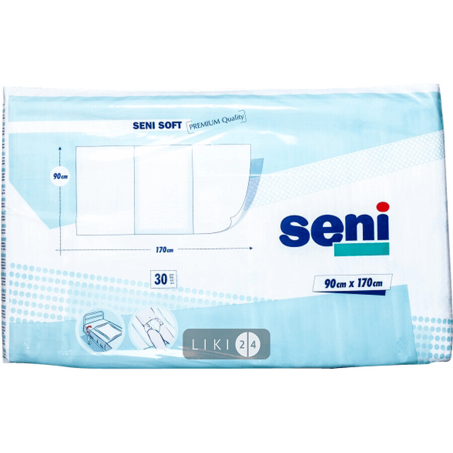 Пеленки гигиенические Seni Soft 90 см х 170 см №30: цены и характеристики