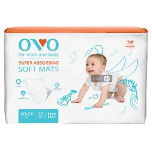 Пелюшки одноразові Ovo 60 см х 90 см №30