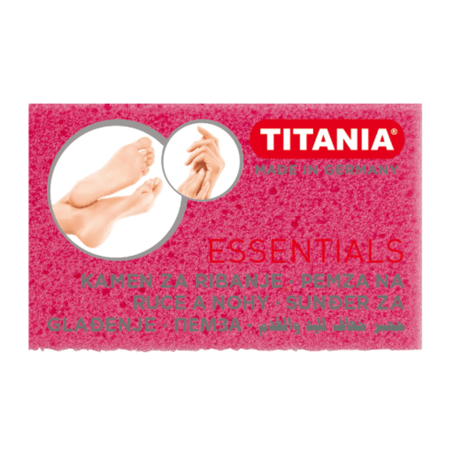 Пемза Titania педикюрная 3000/1, маленькая: цены и характеристики