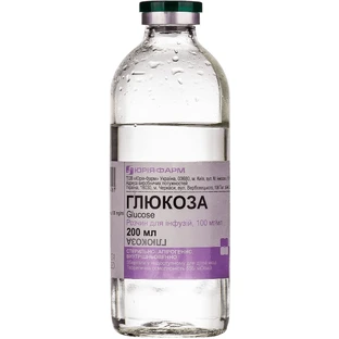 Глюкоза р-р д/инф. 100 мг/мл бутылка 200 мл