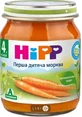Перша дитяча морква hipp 125 г