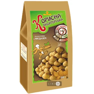 Печенье сдобное Корисна Кондитерська  Миндаль 300 г