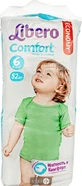 Подгузники Libero Comfort 6 52 шт
