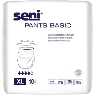 Трусы впитывающие для взрослых Seni Pants Basic Extra Large 10 шт