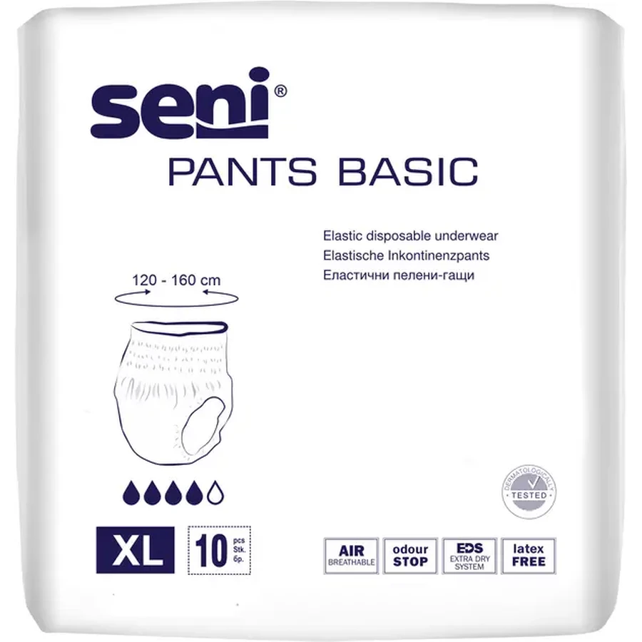 Труси поглинальні для дорослих Seni Pants Basic Extra Large 10 шт: ціни та характеристики