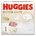 Підгузки дитячі Huggies 2-5 кг Extra Care 1, 28шт