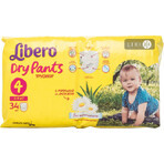 Підгузки Libero DryPants 4 Maxi 34 шт: ціни та характеристики