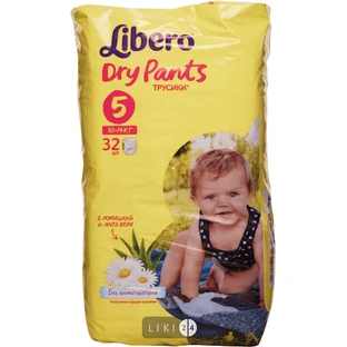 Подгузник Libero DryPants 5 Maxi 32 шт