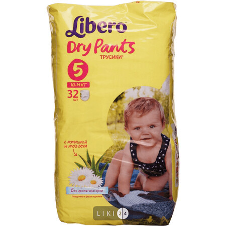Підгузки Libero DryPants 5 Maxi 32 шт