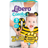 Підгузки дитячі Libero Comfort 3 4-9 кг 22 шт