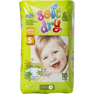 Подгузники Helen Harper Soft&Dry Junior 11-25 кг 10 шт
