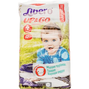 Подгузники-трусики Libero Up&Go размер 4 7-11 кг 52 шт