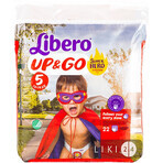 Підгузки-трусики Libero Up&Go Maxi Plus розмір 5 10-14 кг 22 шт: ціни та характеристики