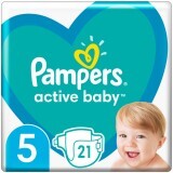 Підгузники дитячі Pampers Active Baby Junior 5 (11-16 кг) №21