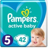 Подгузники Pampers Active Baby 5 Junior 11-16 кг 42 шт