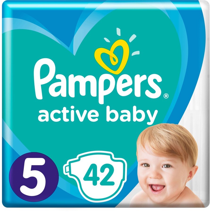 Подгузники Pampers Active Baby 5 Junior 11-16 кг 42 шт: цены и характеристики