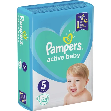 Подгузники Pampers Active Baby 5 Junior 11-16 кг 42 шт: цены и характеристики