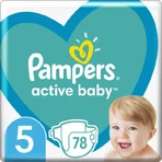 Подгузники детские Pampers Active Baby Junior №78: цены и характеристики