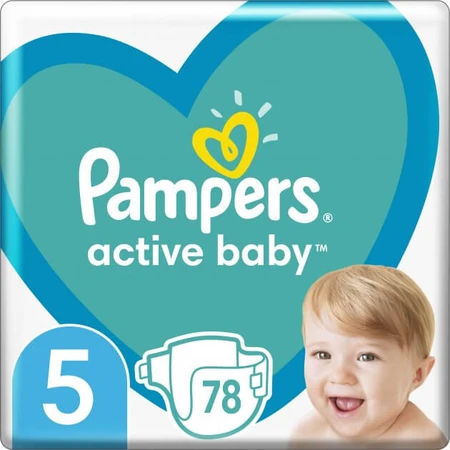 Подгузники детские Pampers Active Baby Junior №78: цены и характеристики