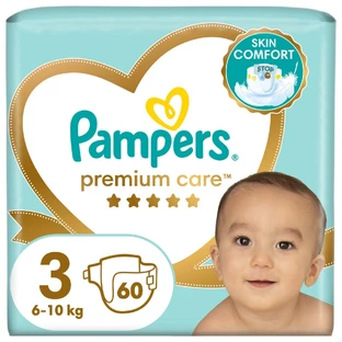 Підгузки Pampers Premium Care 3 Midi 6-10 кг 60 шт