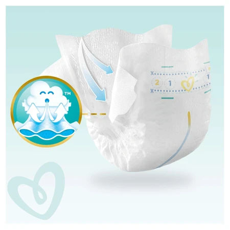 Підгузки Pampers Premium Care Newborn 1 2-5 кг 78 шт: ціни та характеристики
