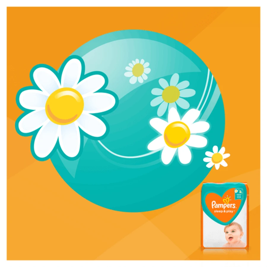 Підгузки Pampers Sleep & Play Розмір 5 Junior з ромашкою 11-16 кг 58 шт: ціни та характеристики